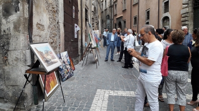 Gli artisti dipingono  le bellezze di Tagliacozzo